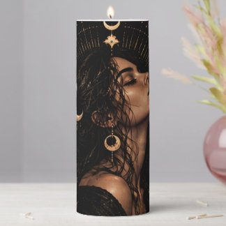 Zatarah's Moon A Pillar Candle