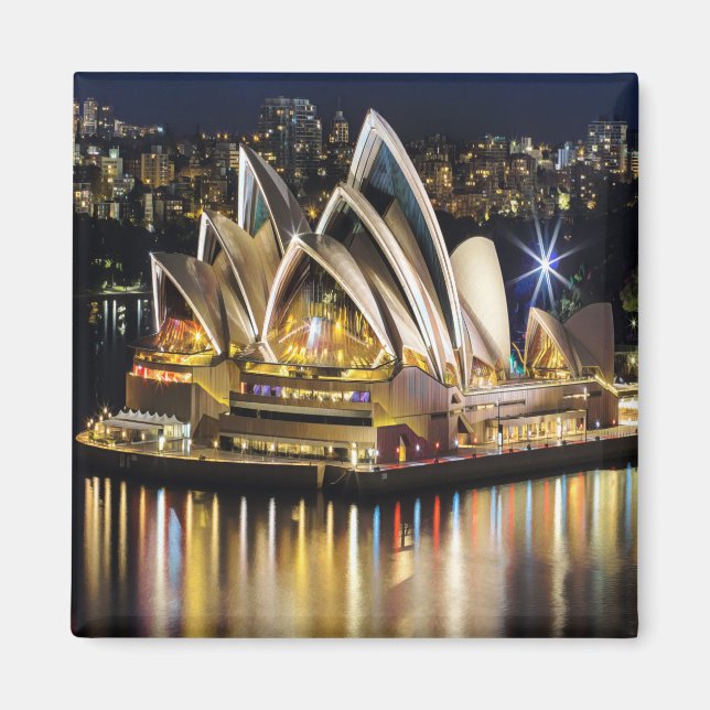 zAU003 SYDNEY, OPERA HOUSE, Australia, Fridge Magnet (Front)