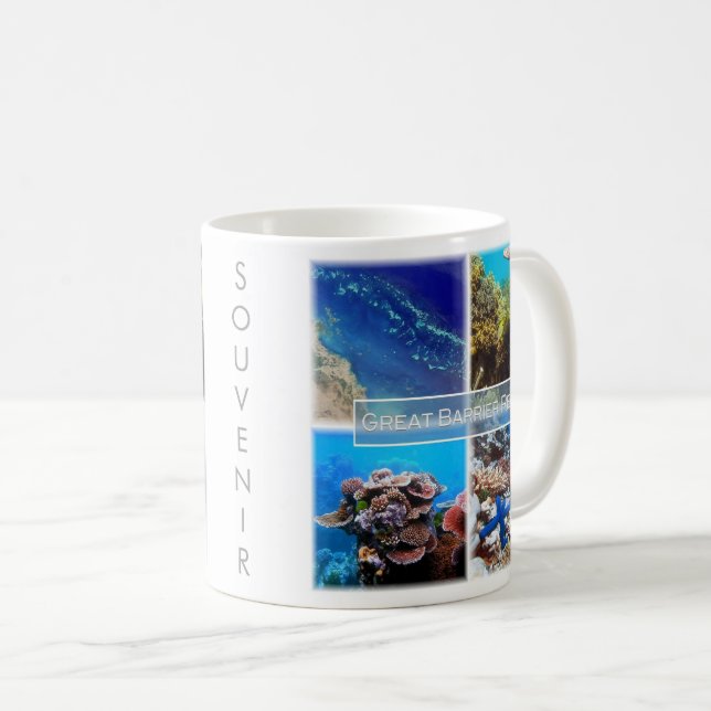 zAU011 THE GREAT BARRIER REEF, Australia, Coffee Mug (Front Right)