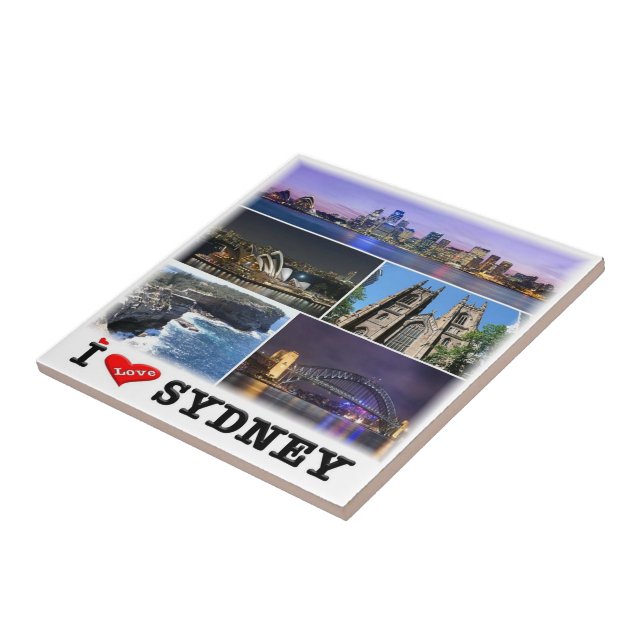 zAU014 SYDNEY, Mosaic, Australia, Oceania, Ceramic Tile (Side)