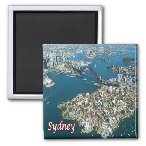 zAU018 SYDNEY Australia Oceania Fridge  Magnet
