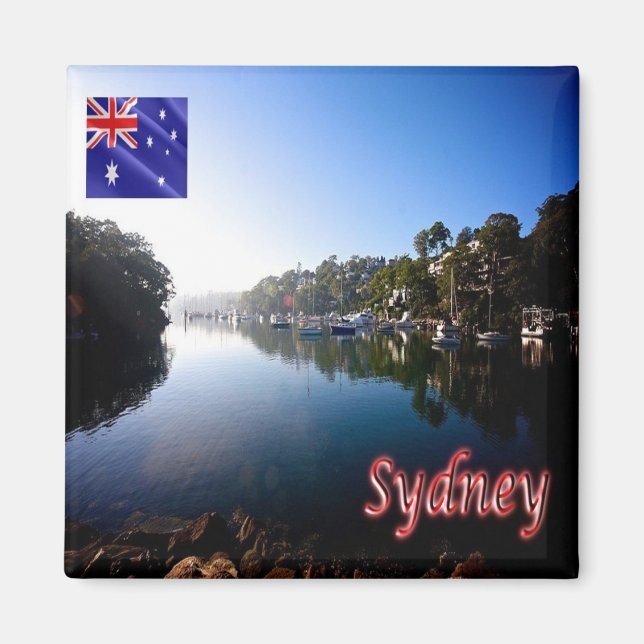 zAU021 SYDNEY,  Bay, Australia, Oceania, Fridge Magnet (Front)