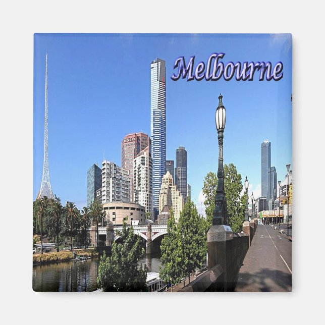 zAU047 MELBOURNE, Australia, Oceania, Fridge Magnet (Front)