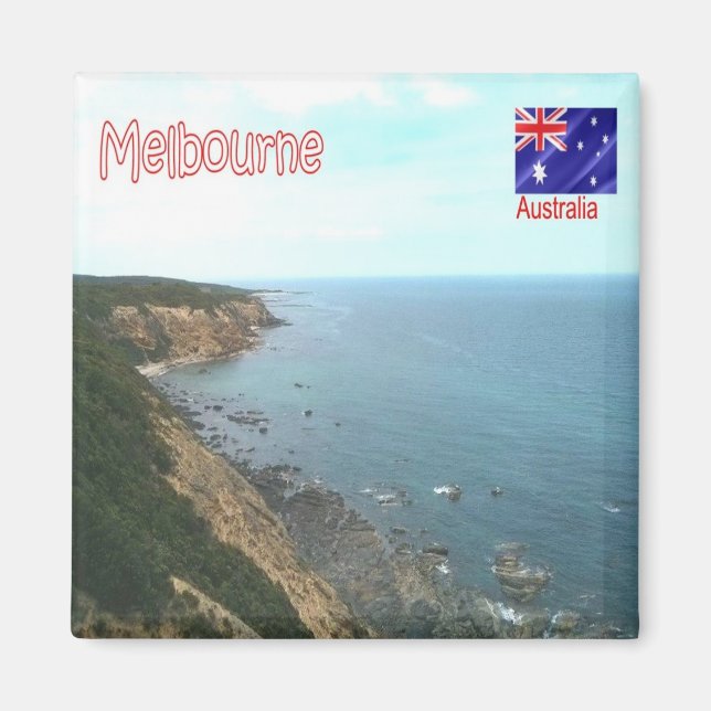 zAU067 MELBOURNE, Australia, Oceania, Fridge Magnet (Front)