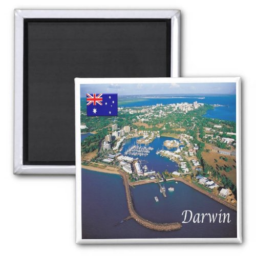 zAU098 DARWIN Australia Oceania Fridge Magnet