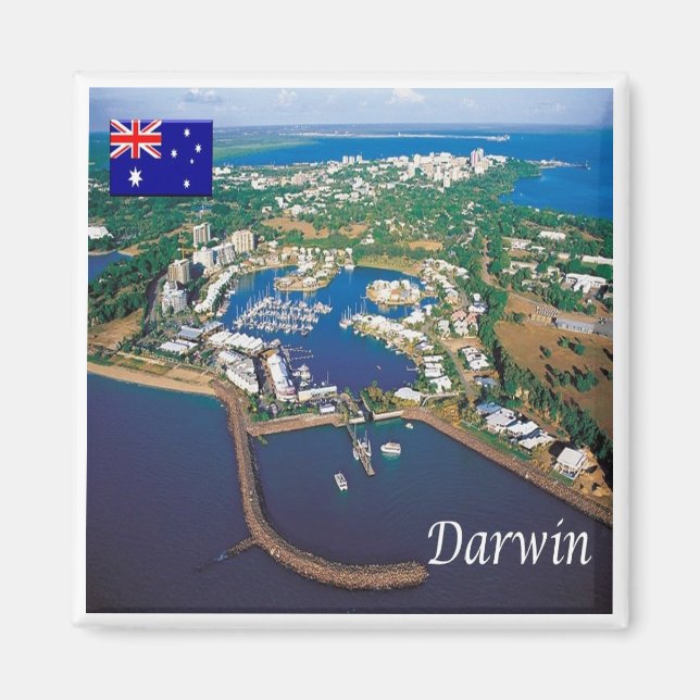zAU098 DARWIN, Australia, Oceania, Fridge Magnet (Front)