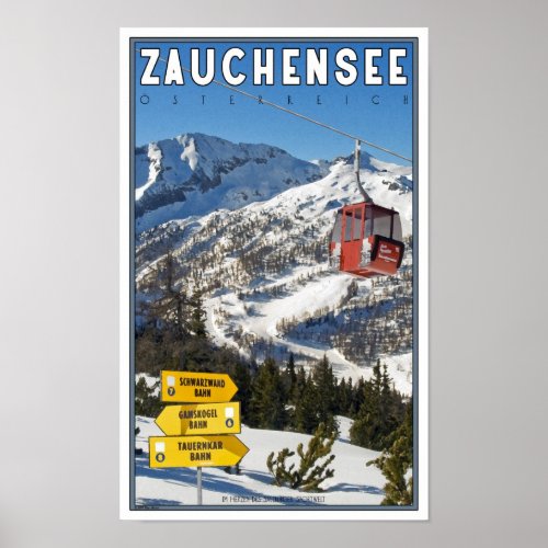 Zauba Ski Resort Poster