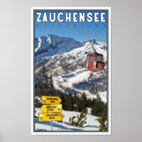 Zauchensee Ski Resort Poster