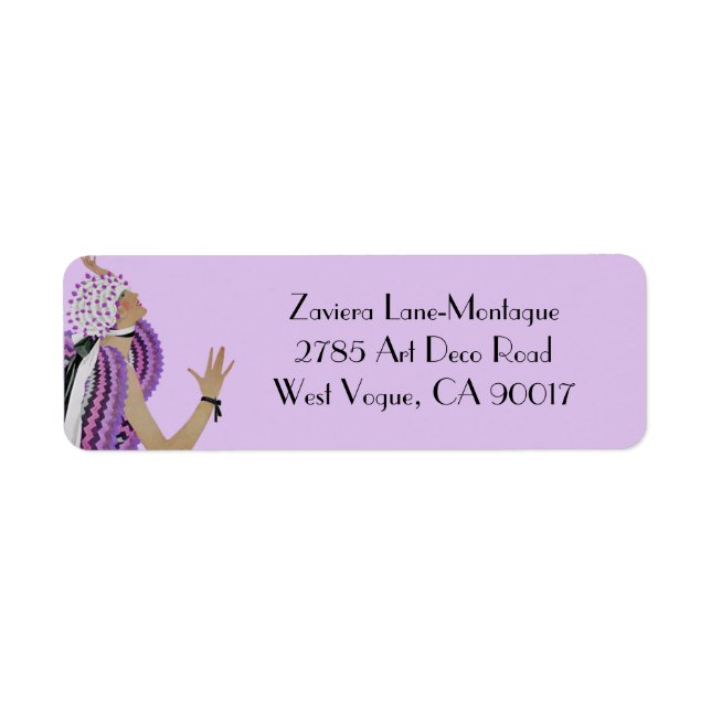 Zaviera in Pink and Purple Label (Front)