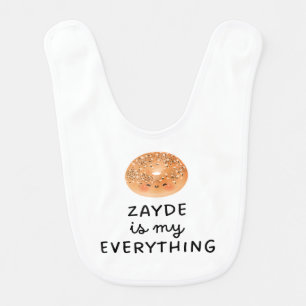 Zayde Is My Everything Baby Bib