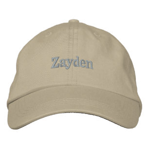 "Zayden" Mens Name Embroidered, Embroidered Baseball Cap