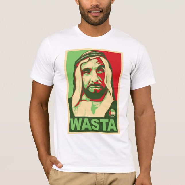Zayed_WASTA custom shirt2 T-Shirt (Front)