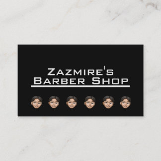 Zazmire's Barber Shop Cards