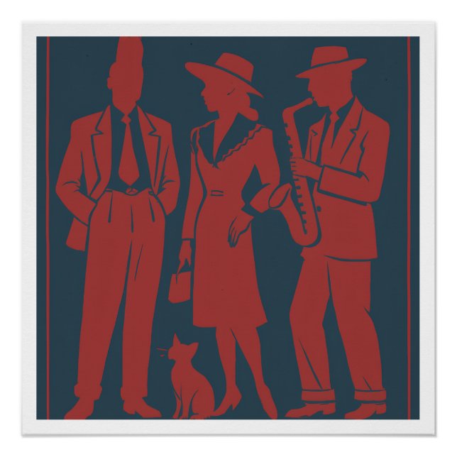 Zazous Gift Tag Poster (Front)