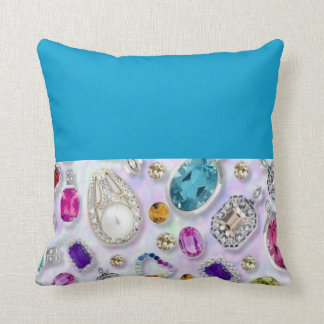 Zazziest Jewels Throw Pillow