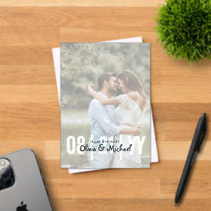Zazzle Acrylic Wedding Save the Date Opaque Photo