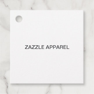Zazzle Apparel Variety Draft tag