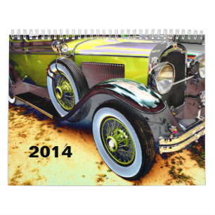 ZAZZLE AWARD 2014 antique car Calendar
