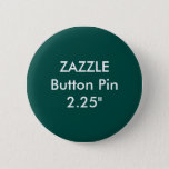 Zazzle Blank Custom 2 1/4&quot; Standard Button Green at Zazzle