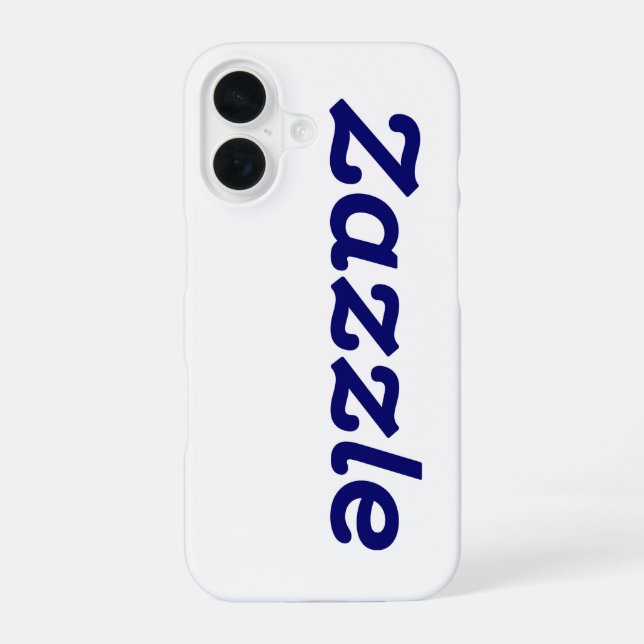 Zazzle Brand iPhone Case (Back)