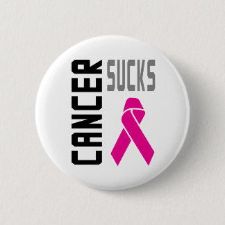Zazzle Cancer Stinks Button Pink