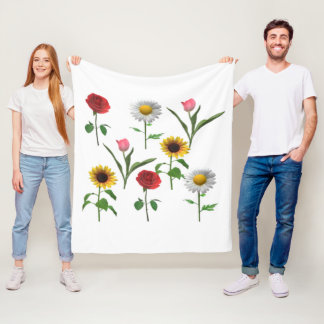 Zazzle Ceramic Tile 4.25" x 4.25 , Small Fleece Blanket