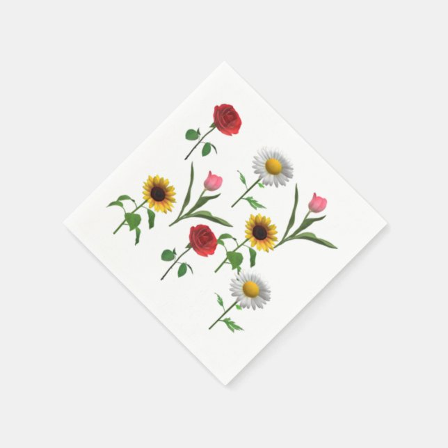 Zazzle Ceramic Tile 4.25" x 4.25 , Small Napkins (Corner)