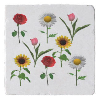 Zazzle Ceramic Tile 4.25" x 4.25 , Small Trivet