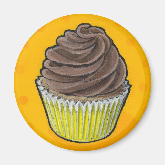zazzle cupcake 1 magnet (Front)