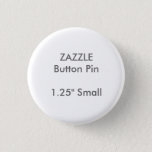 Zazzle Custom 1.25&quot; Small Round Button Pin at Zazzle
