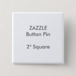 Zazzle Custom 2&quot; Square Button Pin at Zazzle