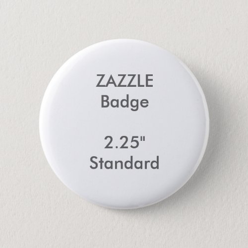 ZAZZLE Custom Printed 225 Standard Round Badge Button