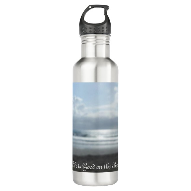 Zazzle customized  32oz avail. stainless steel water bottle (Front)