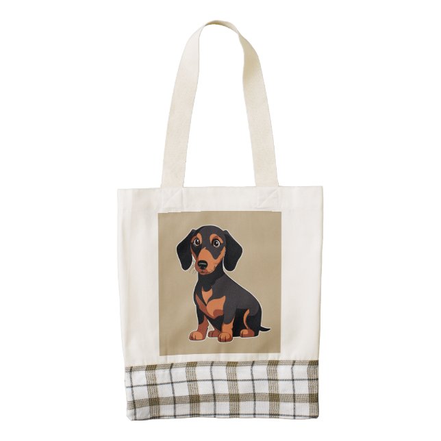 Zazzle cute puppy Tote Bag (Front)