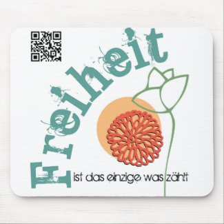 Zazzle - FlowerPower - Front Mouse Pad