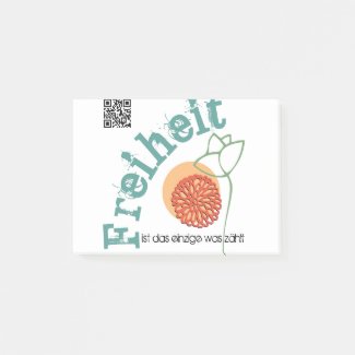 Zazzle - FlowerPower - Front Post-it Notes