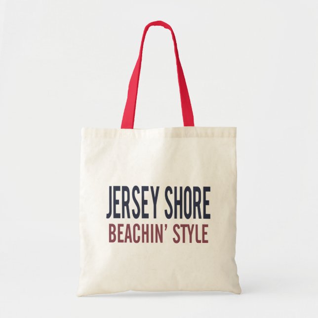 Zazzle Jersey Shore Beachin' Style Tote Bag (Front)