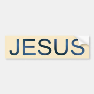 ZAZZLE_Jesus Bumper Sticker