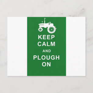zazzle keep calm plow.jpg postcard