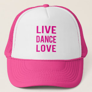 Zazzle Live Dance Love Hat