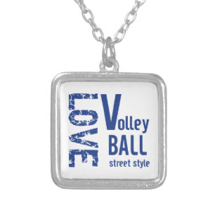 Zazzle Love Volleyball Street Style Necklace