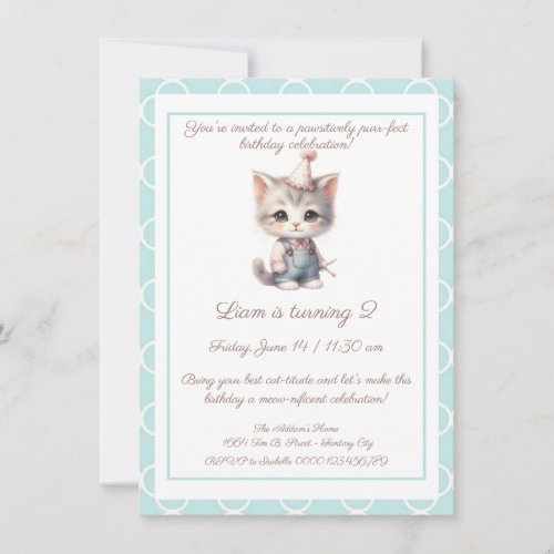 Zazzle meow_nificent birthday Invitation