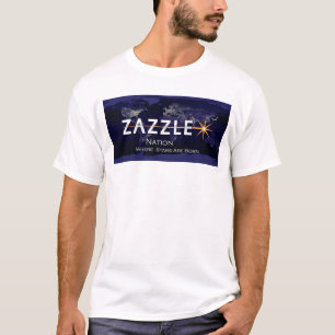 Zazzle Nation Logo "Non-Transparent" T-shirt