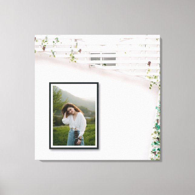 Zazzle photo design  canvas print (Front)