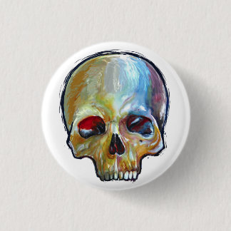 zazzle_skull_gear pinback button