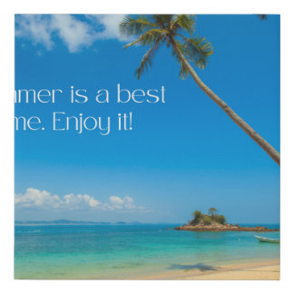 Zazzle summer enjoy it canvas print