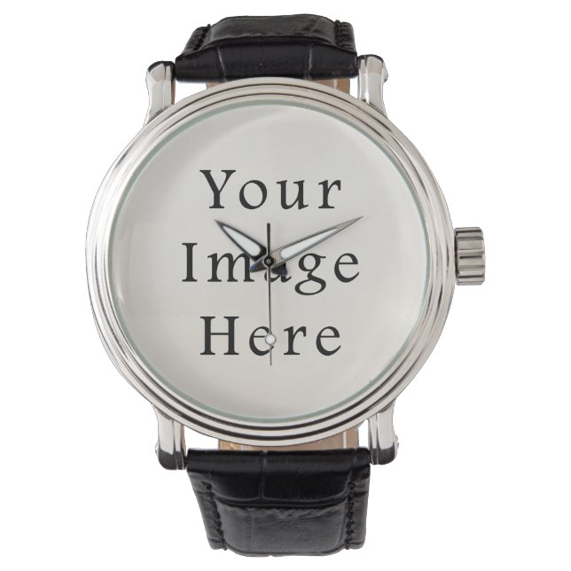 Zazzle Top 100 Vintage Paper Blank Template Watch (Front)