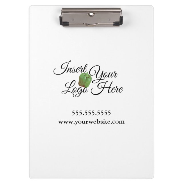 Zazzle Your Company Logo Clipboard (Front)