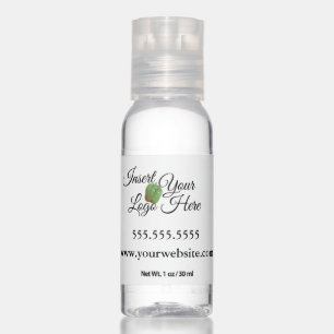 Zazzle Your Company Logo Sanitizer Travel Bottle