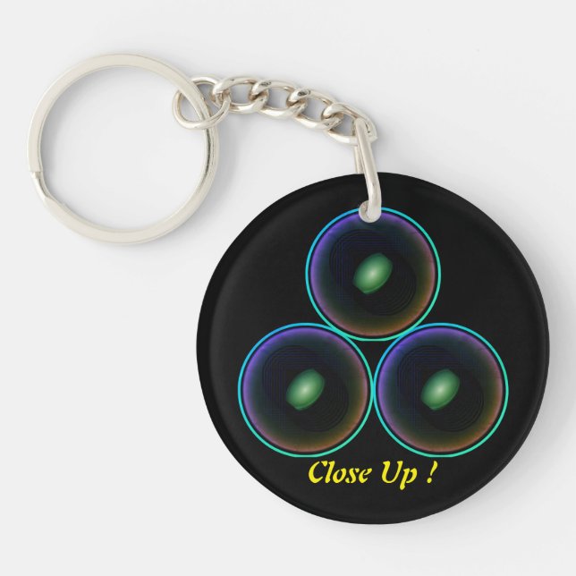Zazzle's Trendy unique Acrylic Keychain Designs (Front)